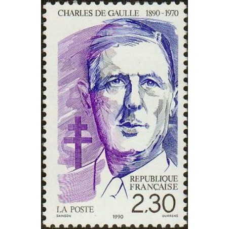 n°2634 2F30 Charles de Gaulle