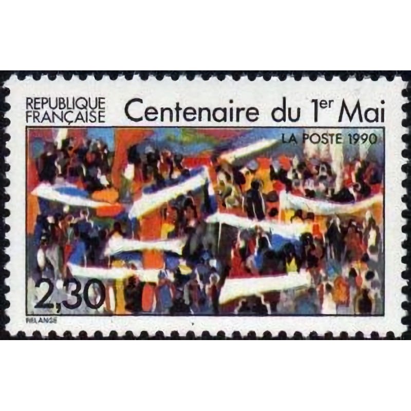 n°2644 2F30 Centenaire du 1er mai