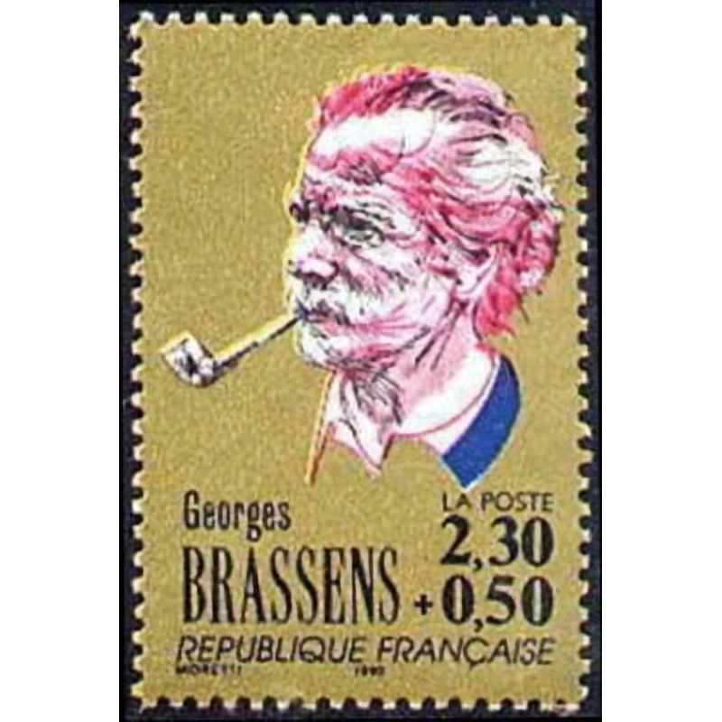 n°2654 2F30+0F50 Georges Brassens