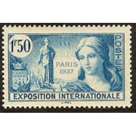 n°336 1F50 Propagande pour l'expo de Paris