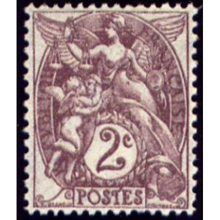 n°108 2c. type Blanc **