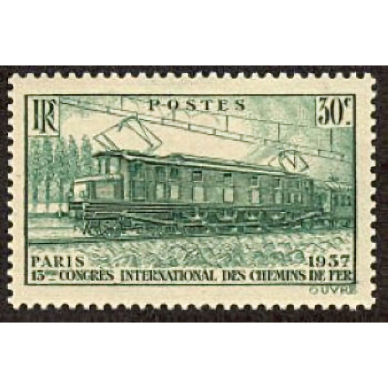 n°339 30c. 13ème congrès des chemins de fer