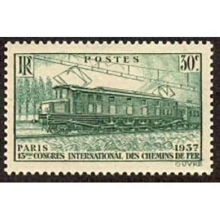 n°339 30c. 13ème congrès des chemins de fer