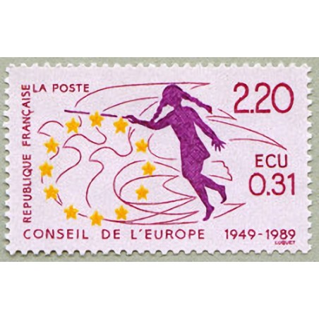 S100 2F20. 40ème anniversaire du Conseil de l'Europe