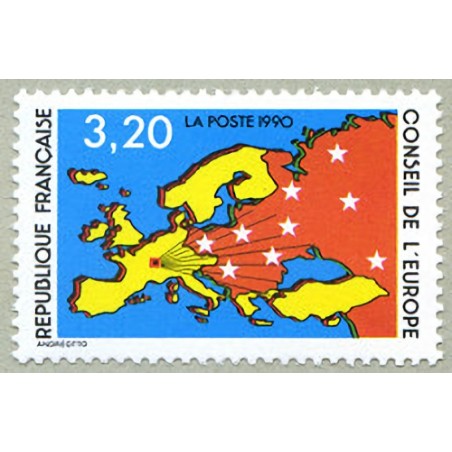 S105 3F20. Carte de l'Europe