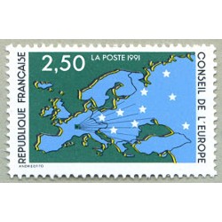 S106 2F50. Carte de l'Europe