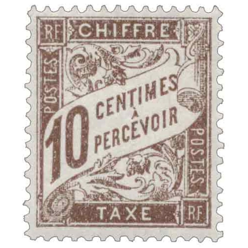 Taxe 29 10c. brun