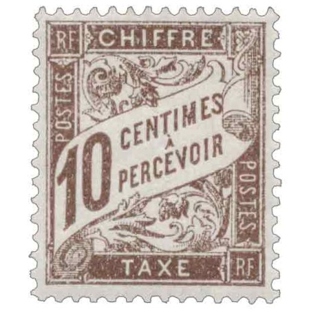 Taxe 29 10c. brun