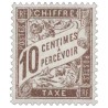 Taxe 29 10c. brun