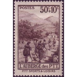 n°347 50c.+10c. Auberge des loisirs