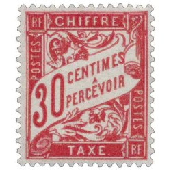 Taxe 33 30c. rouge