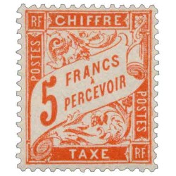Taxe 66 5F Rouge-orange