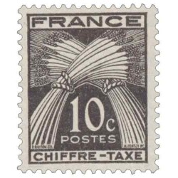 Taxe 67 10c. type Gerbes