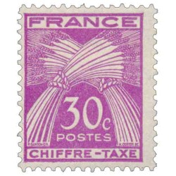 Taxe 68 30c. type Gerbes