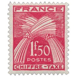 Taxe 71 1F50. type Gerbes