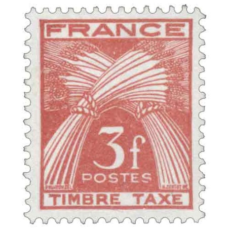 Taxe 83 3F type Gerbes