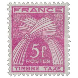 Taxe 85 5F type Gerbes