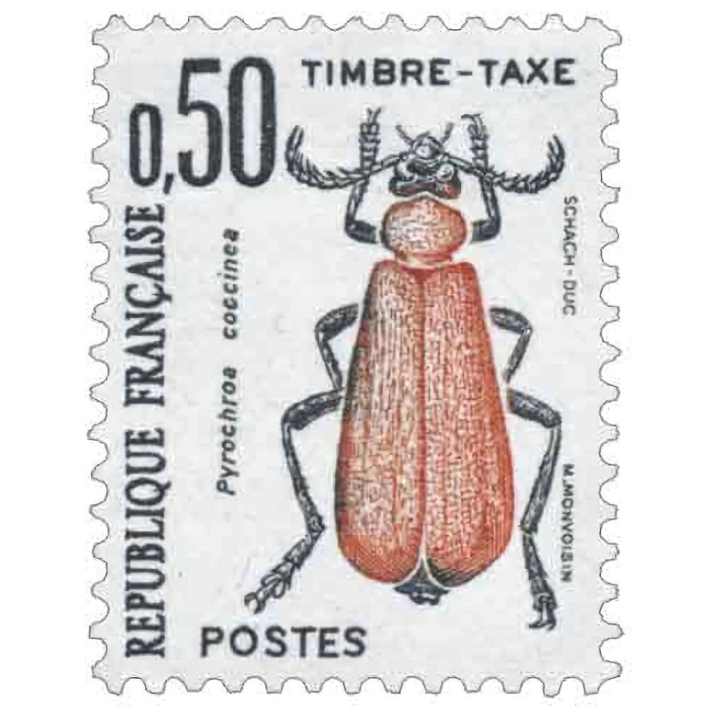Taxe 105 0F50. Coléoptères