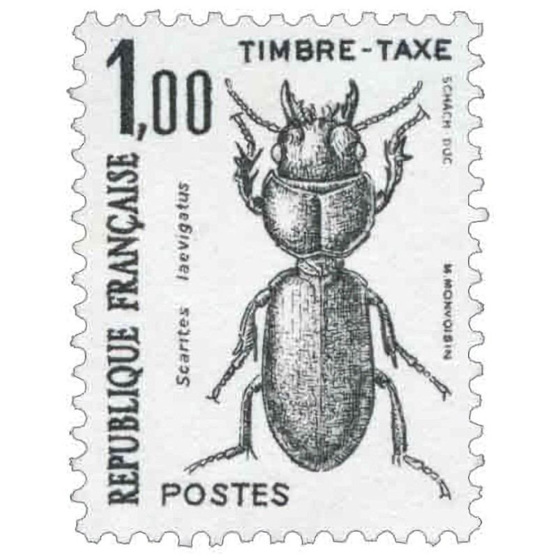 Taxe 106 1F. Coléoptères