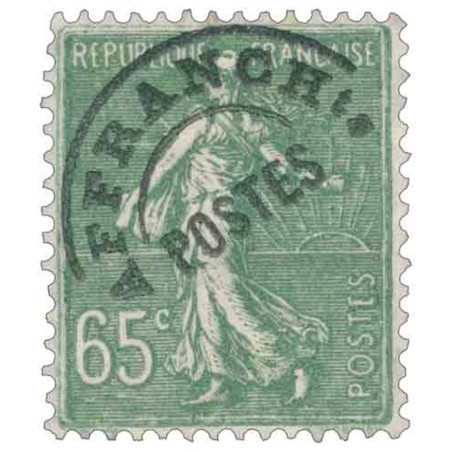 Préo 49 65c. semeuse lignée