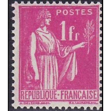 n°369 1F. type Paix