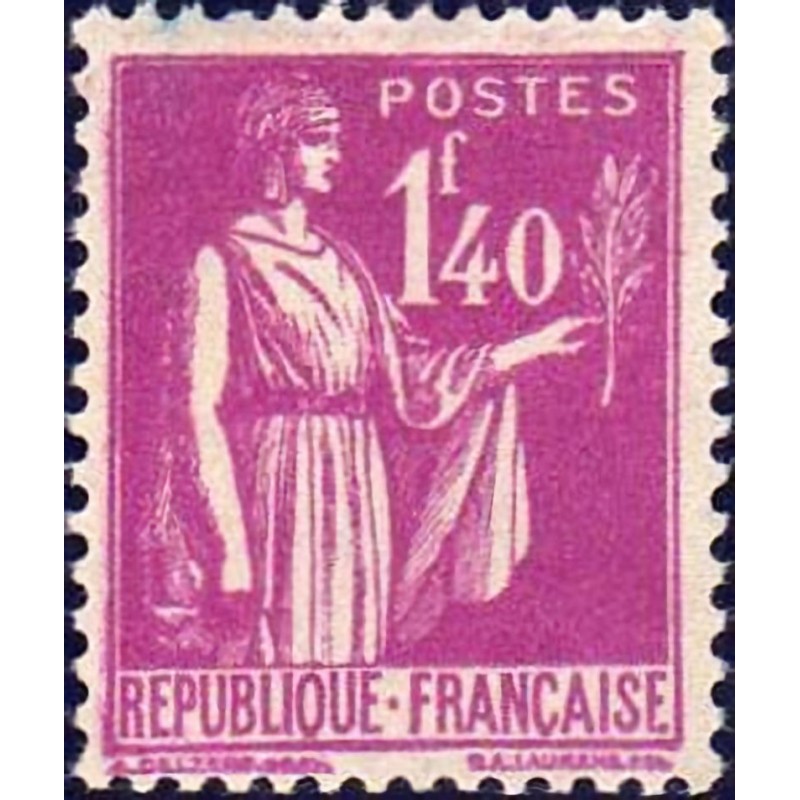 n°371 1F40c type Paix