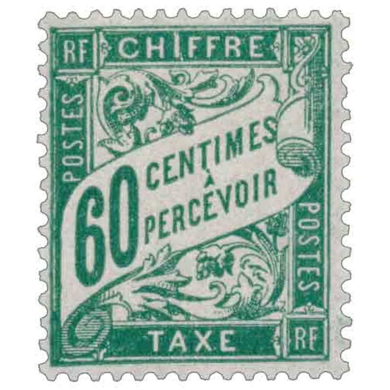 Taxe n°38 60c. type Duval