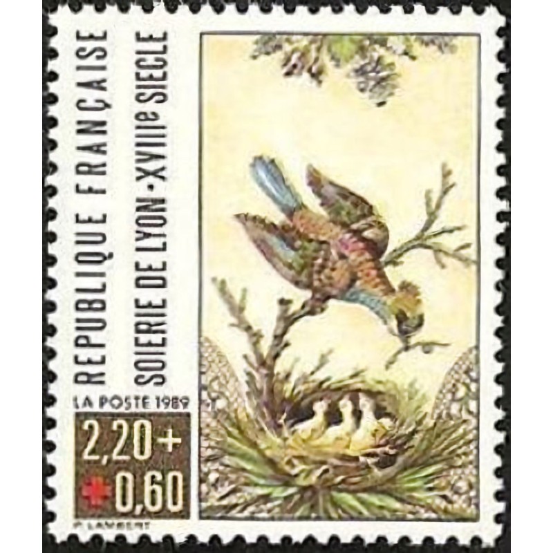 n°2612 2F20+0F60 Croix-rouge 1989