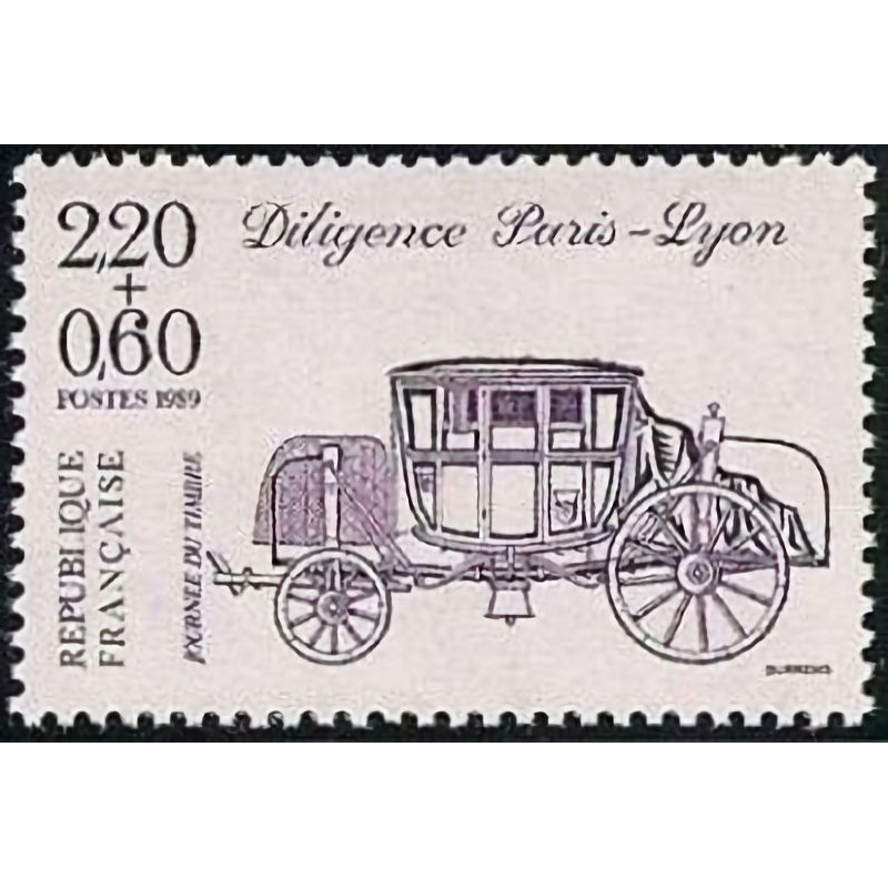 n°2578 2F20+0F60 Journée du timbre 1989