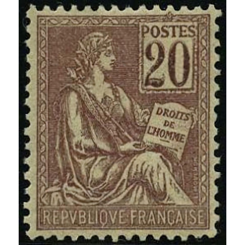 n°113 20c. type Mouchon