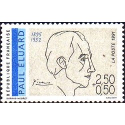 n°2681 2F50+0F50 Paul Eluard