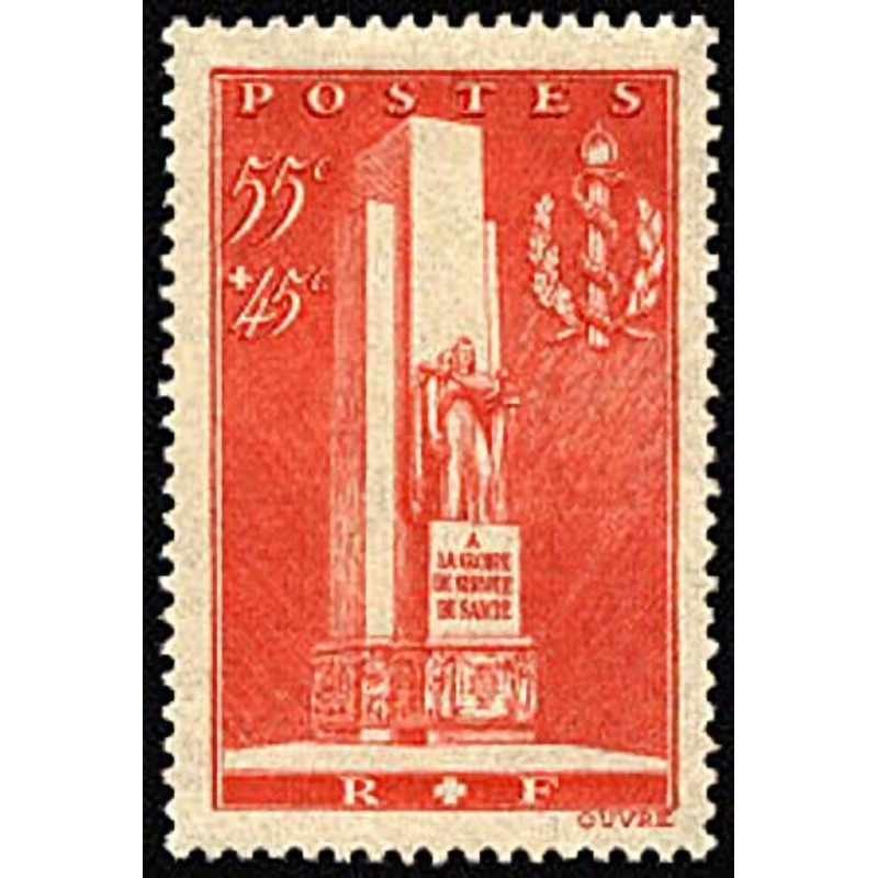 n°395 55c.+45c. Service de santé militaire