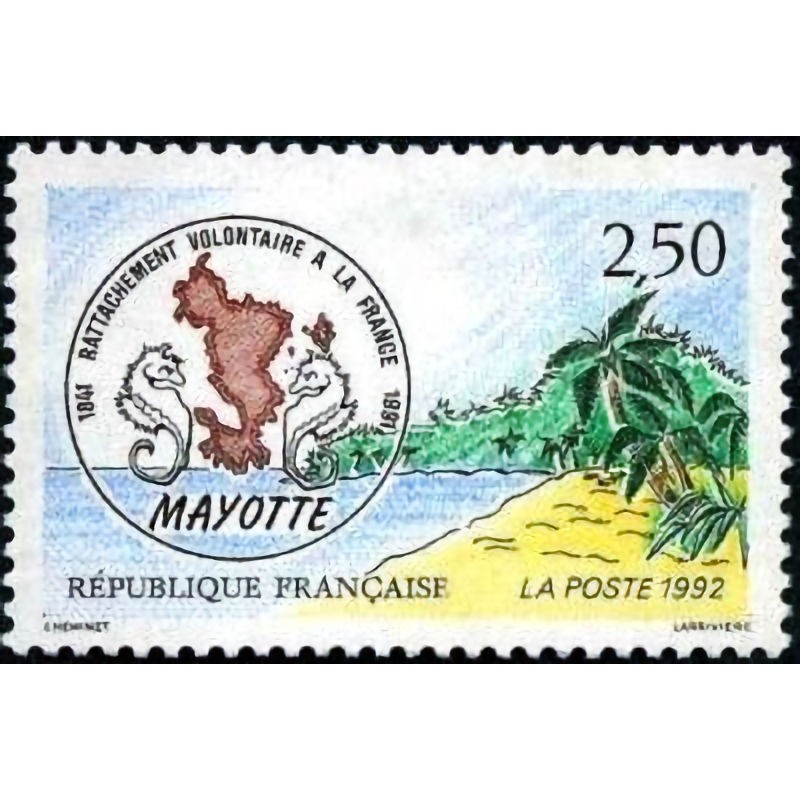n°2735 2F50 Rattachement de Mayotte