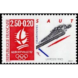 n°2738 2F50+0F20 Jeux olympiques d'Albertville - Saut à ski