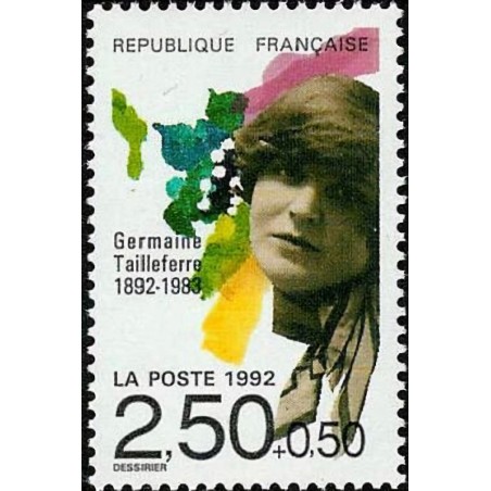 n°2752 2F50+0F50 Germaine Tailleferre