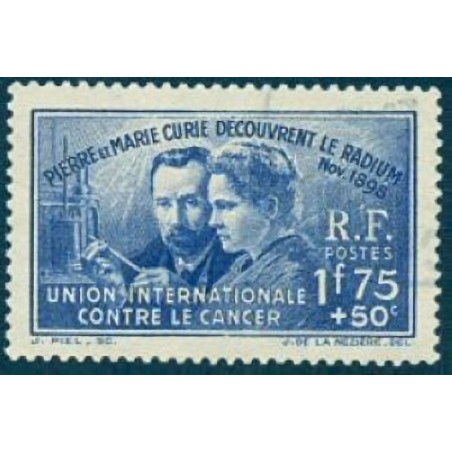 n°402 1F75c+50c. la radium