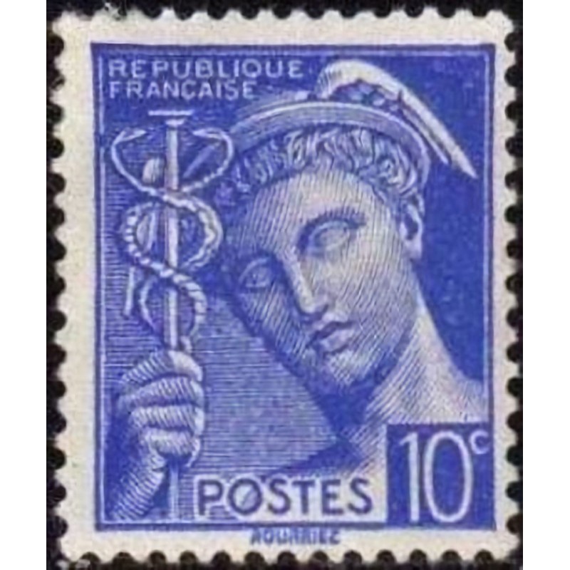 n°407 10c. type Mercure