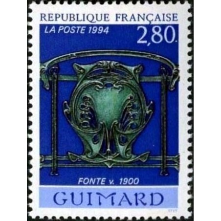 n°2855 2F80 Arts décoratifs - Guimard