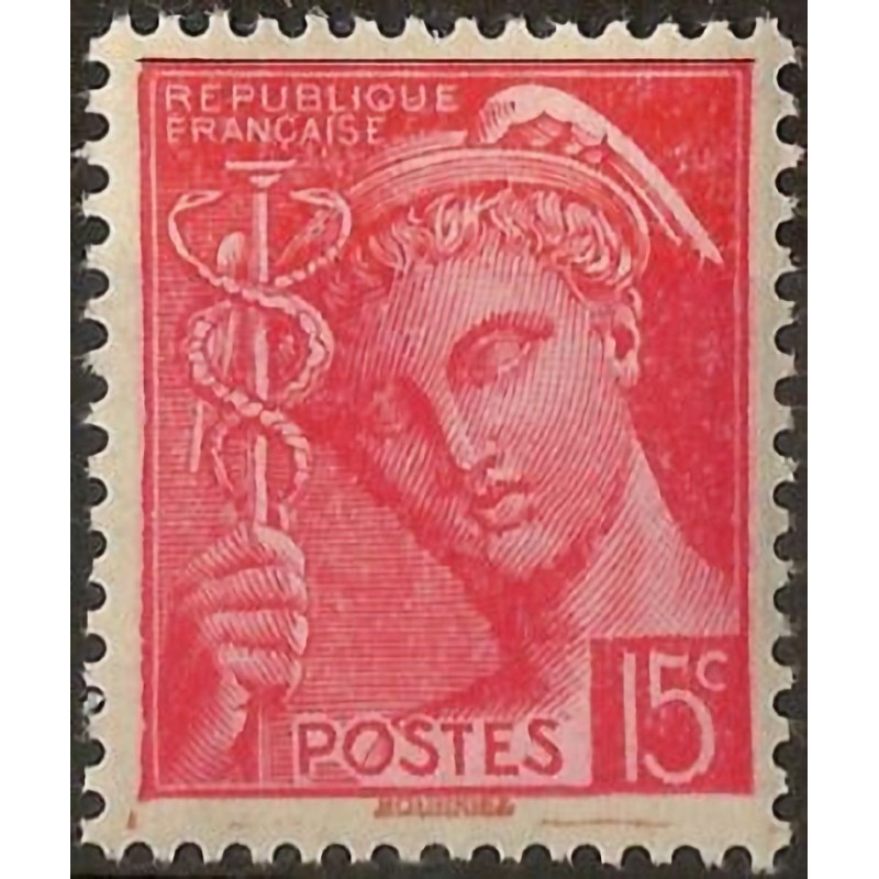 N°408 15c. type Mercure