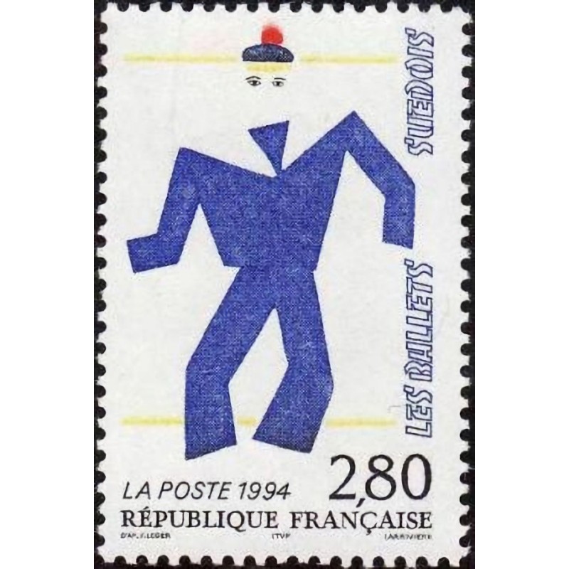 n°2868 2F80 Relations culturelles France-Suède
