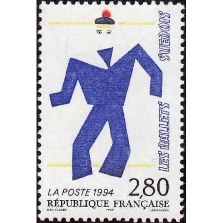 n°2868 2F80 Relations culturelles France-Suède