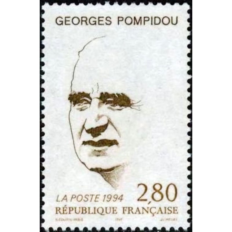 n°2875 2F80 Georges Pompidou