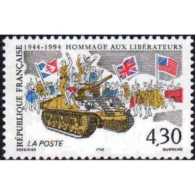 n°2888 4F30 Hommage aux libérateurs