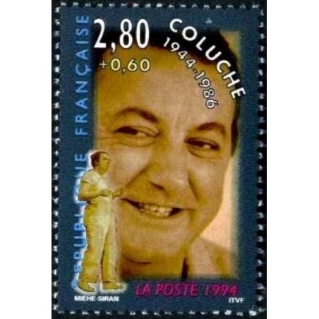 n°2902 2F80+0F60 Coluche