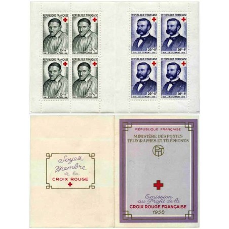 Carnet Croix-Rouge 1958