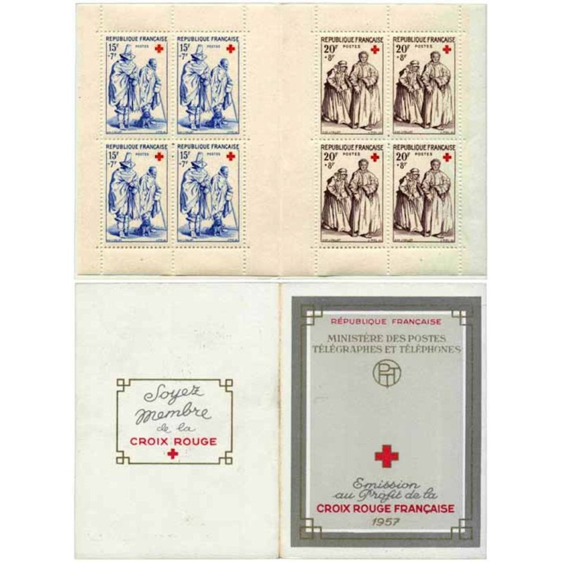 Carnet Croix-Rouge 1957