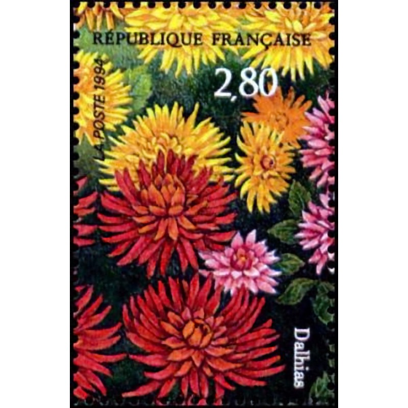 n°2910 2F80 Dahlias