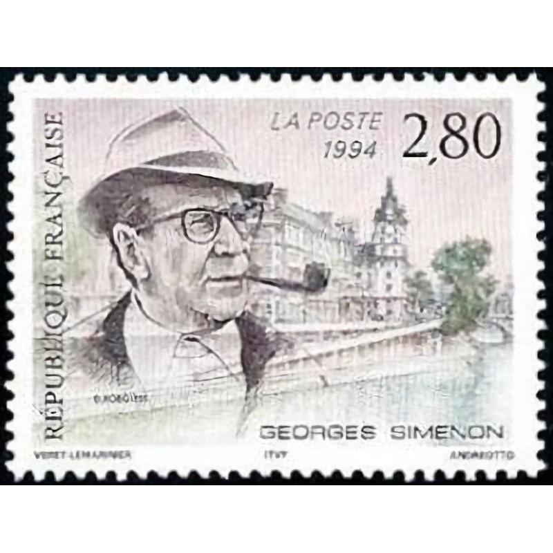 n°2911 2F80 Georges Simenon