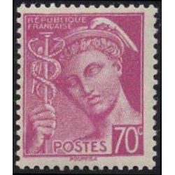 n°416 70c. type Mercure