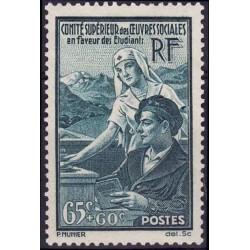 n°417 65c+60c. Etudiants